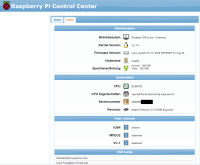 RPI-ControlCenter Daten