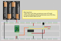 ATTiny84 mit DS18S20